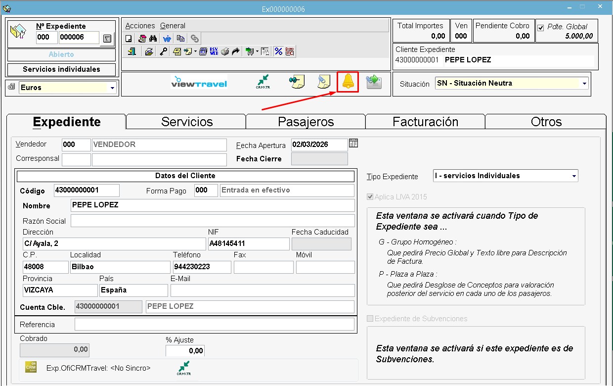 Notificación expedientes Notificación expedientes