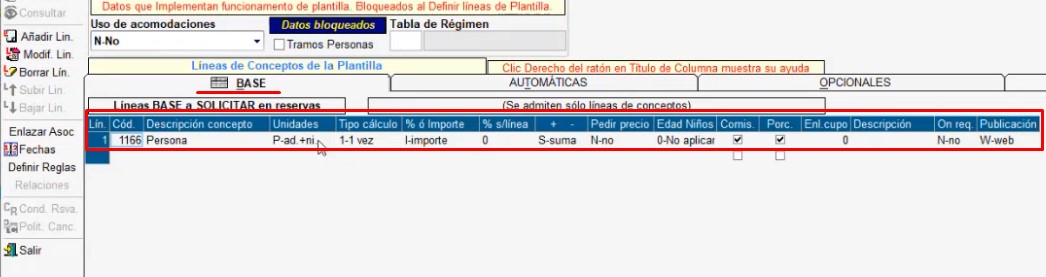 Lineas base campañas