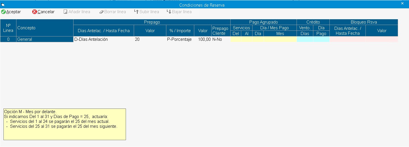 Cond. Rsva Cond. Rsva